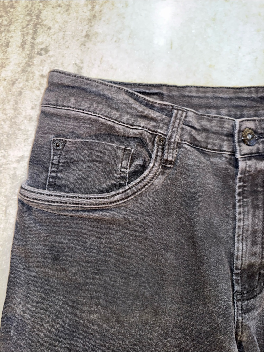 Buffalo David Bitton Men's Dark Black Slim Straight Jeans - Picture 4 of 8